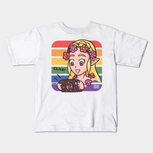 PRIDE Blonde Tourist Elf - Gaming Summer Kids T-Shirt